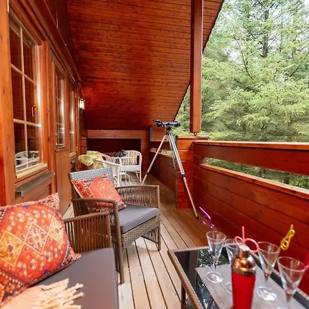 Large Luxury Log Getaway Сasa de vacaciones