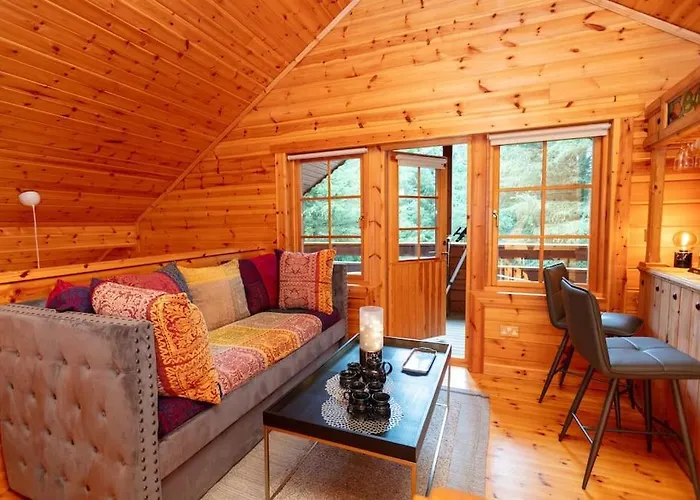 Casa de Férias Large Luxury Log Getaway