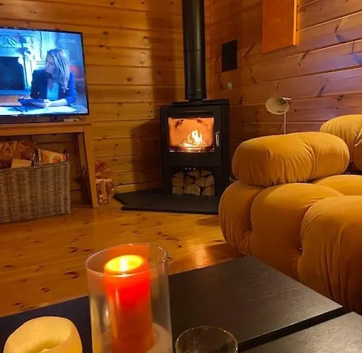 Casa de Férias Large Luxury Log Getaway