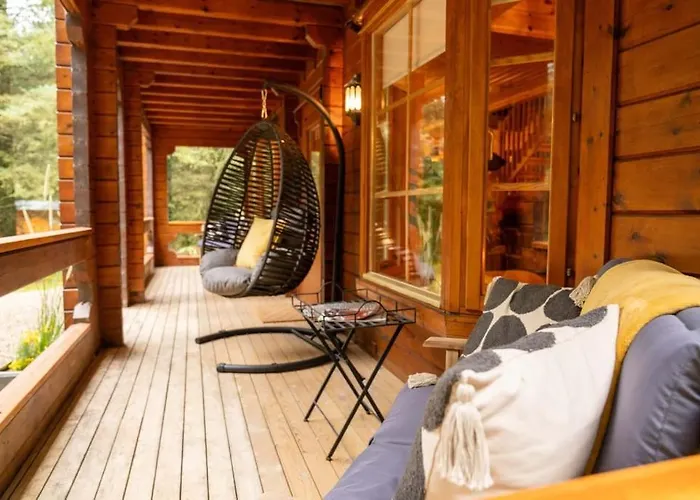 Casa de Férias Large Luxury Log Getaway *